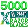 Derby Extra Professional Double Edge Razor Blades for straight razor 5000 