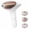 Philips Lumea BRI973/00 SenseIQ Épilateur à lumière pulsée 450000 impulsions 3 têtes intelligentes Option sans fil Blanc