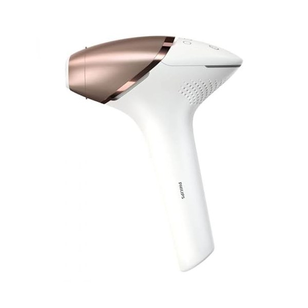 Philips Lumea BRI973/00 SenseIQ Épilateur à lumière pulsée 450000 impulsions 3 têtes intelligentes Option sans fil Blanc