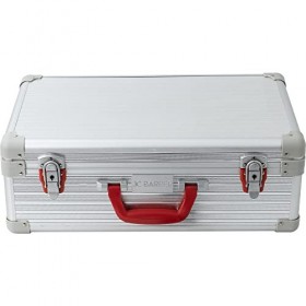 JC Barber Plateau de 6 tondeuses - Étui de rangement rigide de voyage - Organisateur pour fournitures de coiffeur, peignes, c