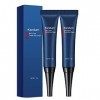Crème Lifting Pour les Yeux, 2 Pièces Ksndurn Gel pour les Yeux à Base de Peptides pour Homme - Réduit les Rides, Hydrate, Di