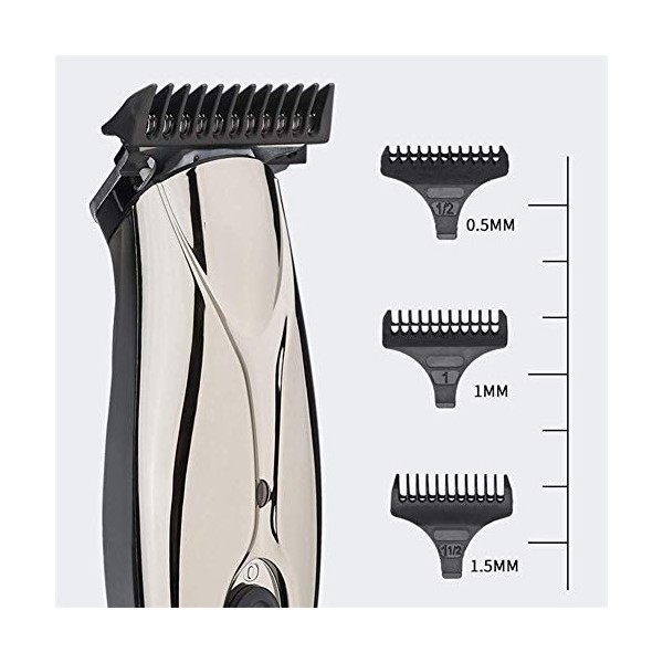 YWAWJ Clipper cheveux rechargeable professionnelle Comprend Clipper qualité avec le Guide Combs sans fil Trimmer Easy Clean B