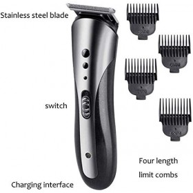 YWAWJ Pratiquement Indestructible Haircut Kit & Barbe Tondeuse Rasoir Cheveux Nez Appareil Cheveux Costume Multi-Fonctions Ba