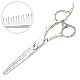 HONMA GOLD 1Groove Professionnel Cheveux Coupe Ciseaux V1 Gold 30 Pieds Étamage Ciseaux Thr-300I