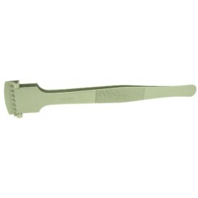 Excelta 891-SA Pince à épiler pour gaufrettes 8" Pointe gaufrette 3 étoiles Anti-Mag. SS, Hauteur 0.15" 1,1200000000000001" d