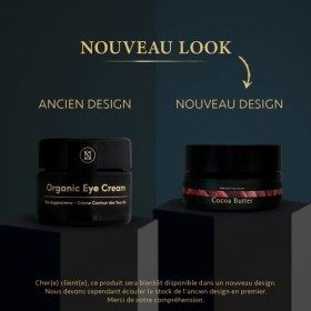 Creme Contour des Yeux Bio 30ml - À l Acide Hyaluronique + Aloe Vera + Huile dArgan + Vitamine E Creme de Jour et Nuit - Cr