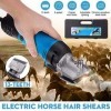 Professional Electric Horse Hair Shears Clipper, 6 Speeds Heavy Duty Farm Livestock Haircut Trimmer wool shears 