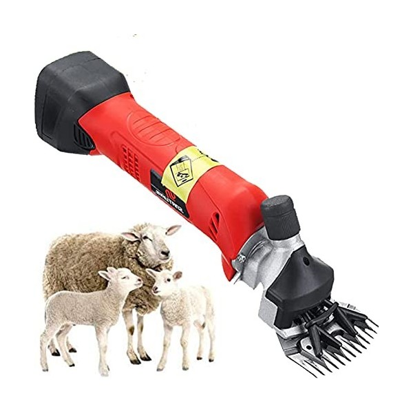 QHYTL Electric Clipper Cordless, Portable Goat Clippers Rechargeable, for Shaving Fur Wool in Alpacas, LL Electric Wool Shear