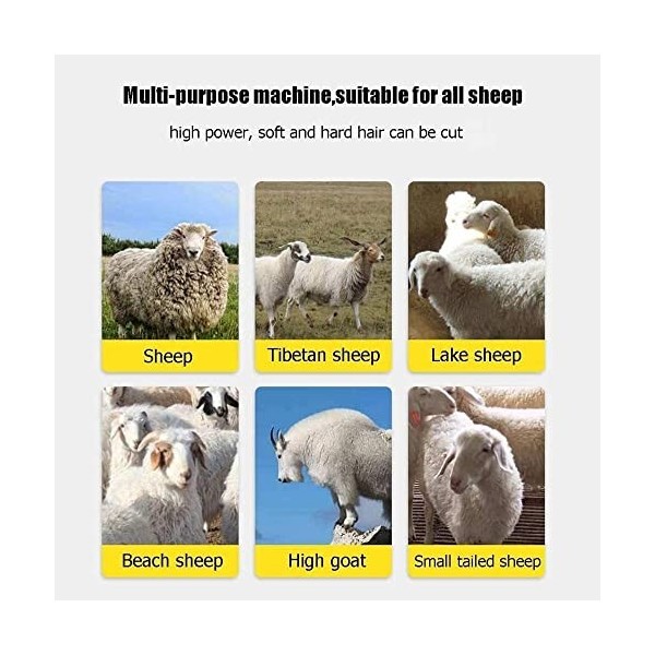 850W Powerful Electric Sheep Shearer Sheep Shear Sheep Shearer Goat Alpaca Pet Trimmer Farm Machine