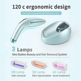 XYZA Appareil Dépilation 360 ° Sensation De Glace 0.9S Épilation Rapide Corps Entier Appareil Dépilation en Plusieurs Parti