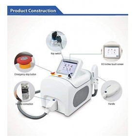 TQ Accueil ipl Épilation Portable, Depiladora Ipl -E-Light + SHR Ipl Removal Machine