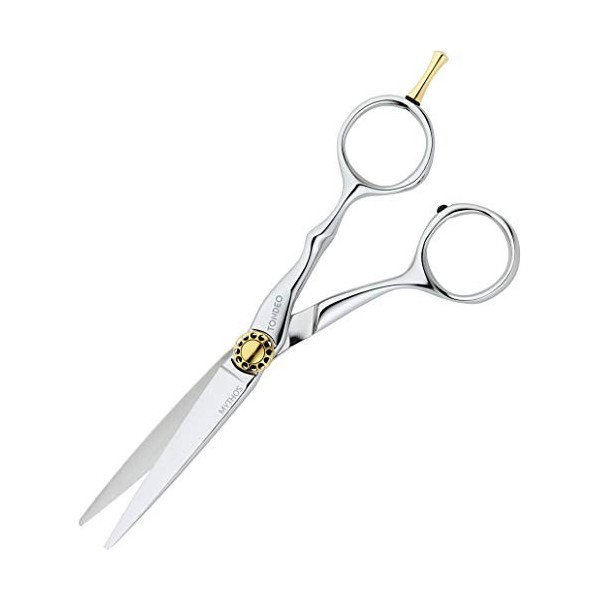 Tondeo Premium-Line Mythos Offset Ciseaux de coiffure Argenté 15,2 cm 0,08506 kg