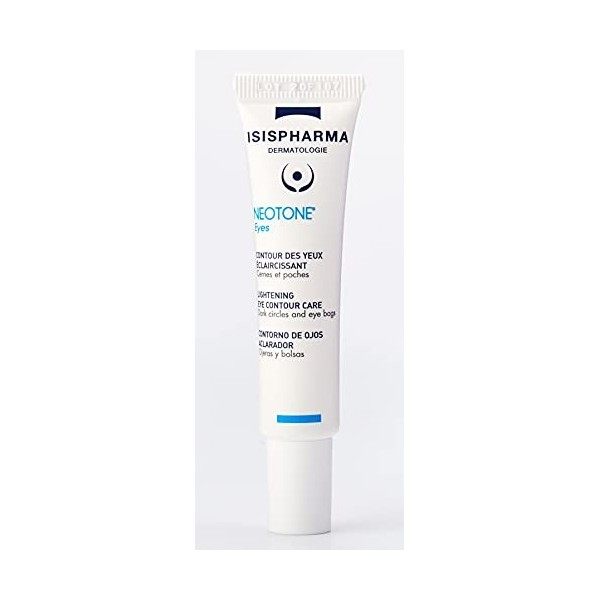 Isispharma - Neotone Eyes - Crème Contour des Yeux Éclaircissante - Réduction Taches Pigmentaires, Cernes et Poches - 15 ml