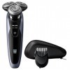 Philips Série 9000 S9111/41 Rasoir 8 directions Sec/Humidité 50 min Batterie + Tondeuse à barbe 5 positions + Housse de voyag