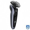 Philips Série 9000 S9111/41 Rasoir 8 directions Sec/Humidité 50 min Batterie + Tondeuse à barbe 5 positions + Housse de voyag