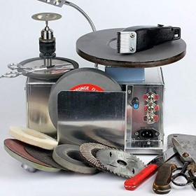 LeTkingok Ciseaux De Coiffure Professionnels 110-240v, Polisseuse, Tondeuse à Cheveux De Meulage Fin, Affûteur De Couteaux Po