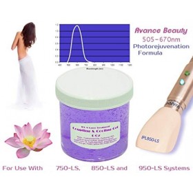 Système de fotoringiovanimento pour salon 505&nbsp;–&nbsp;670&nbsp;nm avec kit pour traitements de beauté, entre lesquels machhine, lunettes