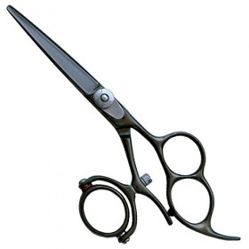 Washi Beauty Black Fury Ciseaux de coiffure double pivotant 14,6 cm