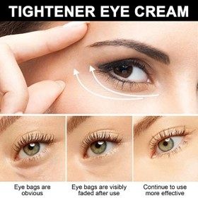 Crème Contour Des Yeux Raffermissante Instantanée, 4 Pcs Crème Raffermissante Temporaire Pour Les Yeux, Crème Anti-âge Pour L