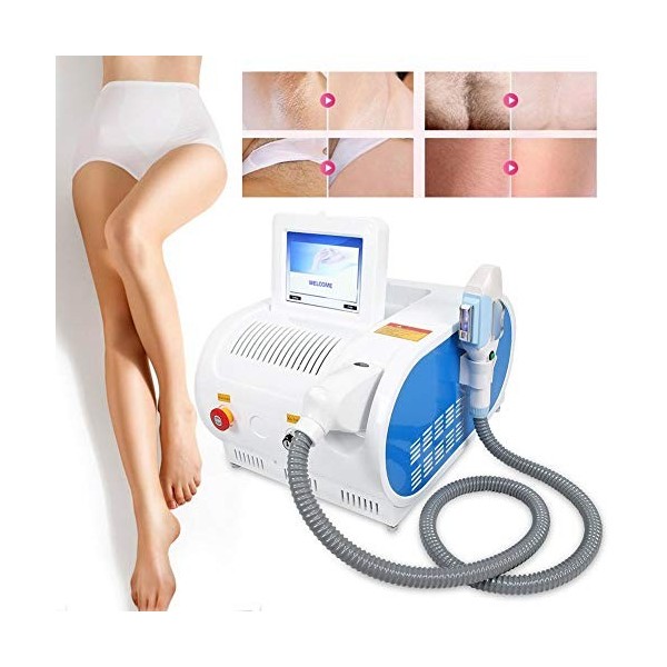Machine de rajeunissement de peau dépilation, dispositifs portatifs multifonctionnels de machine de beauté dépilation pour