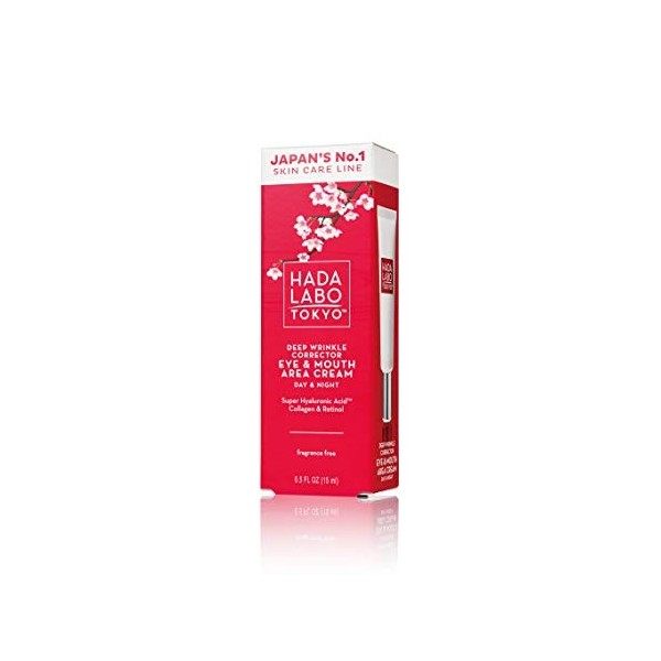 Hada Labo Crème anti-âge pour les yeux et la bouche 15 ml