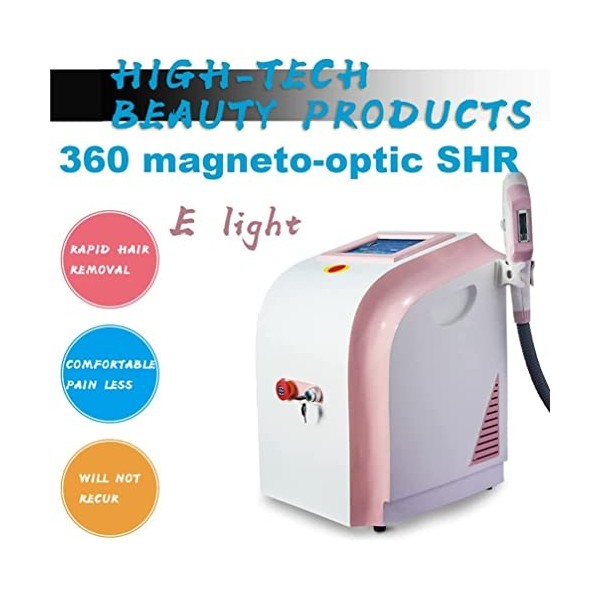 Appareil dépilation permanente IPL, E-Light 360 Magneto Optical SHR Ipl Hair Removal Machine de rajeunissement de la Peau