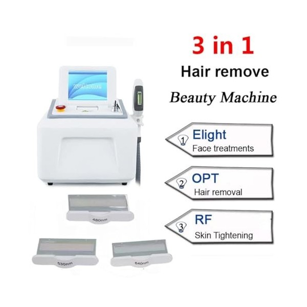 GURSAC Équipement de beauté de rajeunissement de la peau SHR IPL Épilation maison Machine lisse rides visage amincissant élas