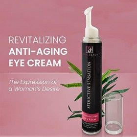 Creme Contour Des Yeux - Creme Anti Cernes Yeux À Vitamine C, Acide Hyaluronique et Aloe Vera.Réduit rides, poches, cernes et