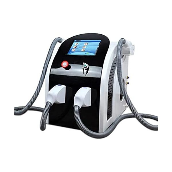 2 poignées e-Light SHR Opt IPL épilateur Machine de beauté, rajeunissement de la Peau Tache de rousseur remova équipement de 