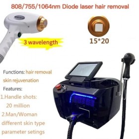 TURHAN Glace indolore pour épilation et rajeunissement de la peau 808 nm pour éliminer les lésions vasculaires du visage, dis