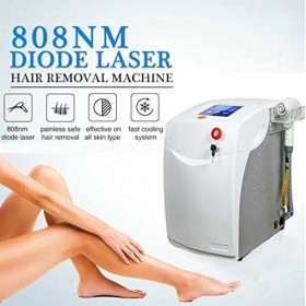 SPUZZO Machine dépilation au Laser indolore 100J / cm2 808nm for Toute Couleur de Peau, épilateurs permanents de Machine de 