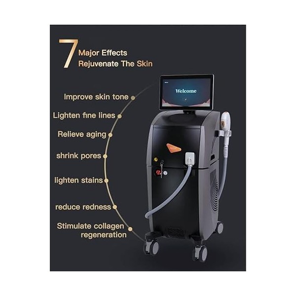 Appareil dépilation au laser permanent IPL - Épilateur laser permanent - Laser à glace ultra photon pâle - Blanchiment de la