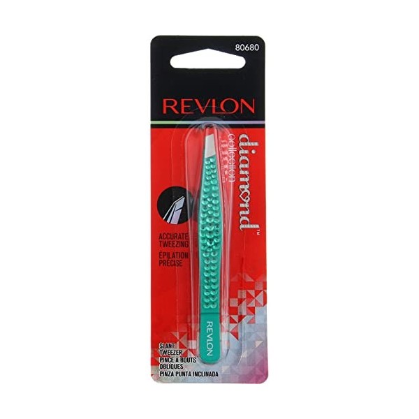 REVLON Pince à Epiler Bout Oblique Diamond Collection