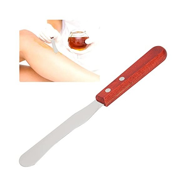 Épilation à la Cire Épilation du Corps en Métal Bâtons Applicateur Spatule Métal Épilatoire Cire Spatule Portable Épilation C