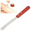 Épilation à la Cire Épilation du Corps en Métal Bâtons Applicateur Spatule Métal Épilatoire Cire Spatule Portable Épilation C