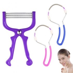 KXUSW Epilateur Visage Ensemble 3 Pièces-Epilation Visage Femme-Épilateur Manuel pour Femme-Épilateur pour Les Lèvres du Visa