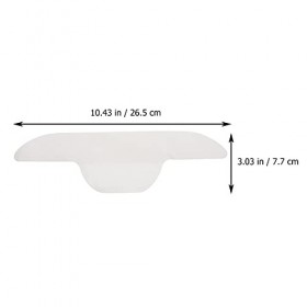 Healifty Lot de 20 coussinets de protection auto-adhésifs jetables pour col de chemise, protection invisible contre les tache