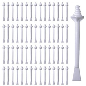 60 Pièces Applicateurs de Cire de Nez, Bâtonnets dÉpilation Nasale à Deux Extrémités, Nettoyer Les Narines Baguette de Cire 