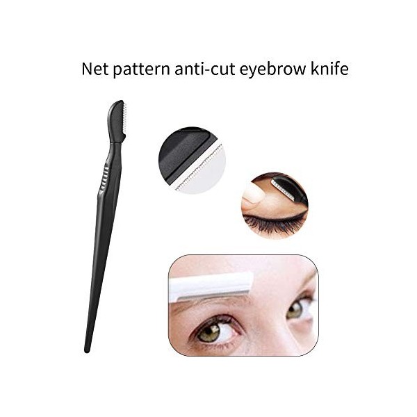 Ensemble de pinces à sourcils, 5 pièces de kit de soin des sourcils pour pinces à épiler en acier inoxydable, outils de coupe