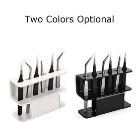 Benkeg Porte-Brucelles - Pince À Épiler Extension de Cils Pince À Épiler Stand Acrylique Pince À Épiler Étagère Support de St