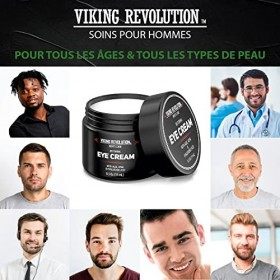 Viking Revolution Crème Anti Cerne Homme & Anti-Âge - Crème Hydratante Pour Le Contour Des Yeux - Contre Les Pattes dOie les