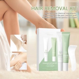 Épilateur pour femmes,Crème dépilatoire douce pour le corps, 25g + 25ml | Baume apaisant pour lépilation des aisselles, resp