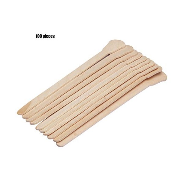 Spatules à Cire, Bâtons de Cire, Produit Jetable écologique pour le Visage Couleur assortie52 