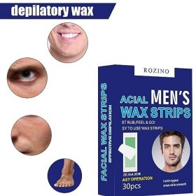 cire | Lot 30 cire dabeille détachables pour le corps et le visage pour lépilation,cire pour le corps Épilation pour le vis