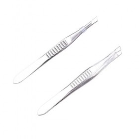 minkissy Pince À Sourcils Biseautée 2 Pièces Pince À Sourcils Outils De Maquillage Cosmétique