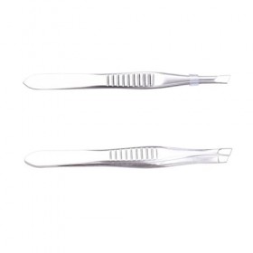 FOMIYES Pince À Sourcils En Acier Inoxydable 2 Pièces Pince À Sourcils Biseautée Outil De Maquillage