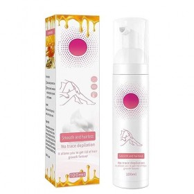 30/100ml Cire Dabeille Épilation Mousse Rapide Indolore Doux Aisselle Jambe Mousse Spray Taches Beauté Lisse Soins Noir Corp