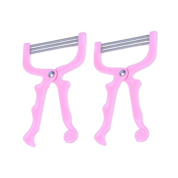 minkissy 1 lot de 2 épilateurs faciaux Dermaplane Rasoir Épilateur Visage Outils Maison Épilateur Lèvres Épilateur Sourcils V