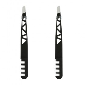 2 Pièces Tondeuse Nez Oreille Pince À Épiler Incarnés Pince À Épiler Peigne À Sourcils Rasoir Nez Tondeuse À Double Usage Pin