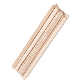 Bâtons de Cire en Bois, Bâtons de Cire Jetables 100 Pièces, Spatules Applicatrices de Cire pour Lépilation ou Bâtons Dartis